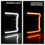 Spyder Ford F-250/F-350/F450 17-18 Full LED Headlights Black PRO-YD-FS17HALAP-SEQ-C - 5087447