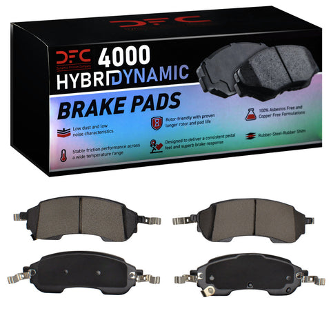 DFC 21-26 Ford Ranger Rear 4000 Hybridynamic Brake Pads - 4000-2414-00