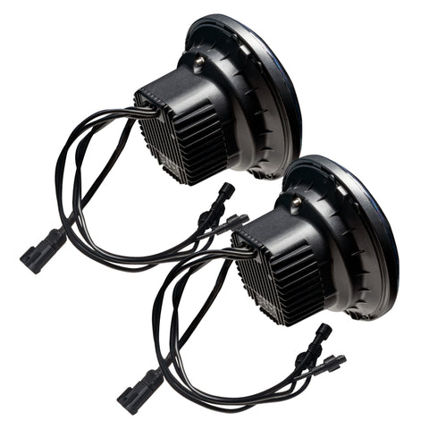 ORACLE Lighting 0718 Jeep Wrangler JK Oculus 7in ColorSHIFT Bi-LED Projector Headlights - 5876-330