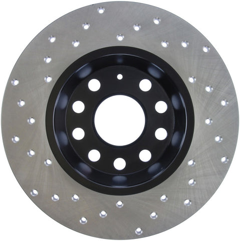 StopTech 06-11 Audi A3 / 06-09 VW GTI Mk V / 05-10 Jetta (Exc Wagon) Drilled Left Rear Rotor - 128.33099L