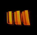 AlphaRex 15-23 Ford Mustang NOVA-Series Prismatic LED Tail Lights Black-Clear - 655020