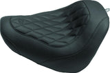 Mustang 06-17 Harley Softail Wide Tire (200mm) Std Touring,Wide Touring Pass Seat w/Studs - Black - 76243