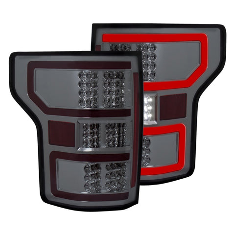 ANZO 18-19 Ford F-150 LED Taillights Smoke - 321339