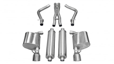 Corsa 2011-2014 Chrysler 300 R/T 5.7L V8 Polished Xtreme Cat-Back Exhaust - 14537