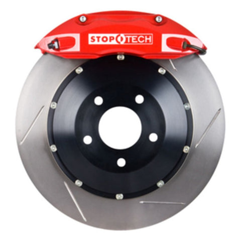 StopTech 09-13 BMW M3 Front BBK w/ Red Calipers Slotted 355x35mm Rotors Pads and Lines - 83.160.4C00.71