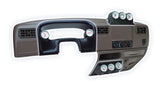 Autometer 99-03 Ford Super Duty 52mm Black Triple Under Dash Pod - 15018