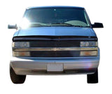 AVS 95-05 Chevy Astro High Profile Bugflector II Hood Shield - Smoke - 24616