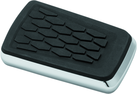 Kuryakyn Hex Brake Pedal Pad Chrome - 5914