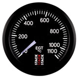 Autometer Stack 52mm 0-1100 Deg C Pro Stepper Motor Exhaust Gas Temp Gauge - Black - ST3313