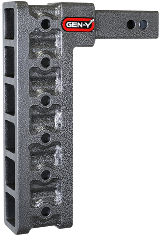 Gen-Y Mega Duty 2in Shank 12.5in Drop 1.5K TW 10K (Hitch Only - Use w/Stabilizer Kit GH-0100) - GH-306