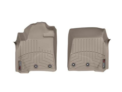 WeatherTech 12-13 Toyota Land Cruiser Front FloorLiner - Tan - 454231