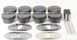 Mahle MS Piston Set SBF 331ci 4.030in Bore 3.25in Stroke 5.4in Rod .927 Pin -6cc 10.0 CR Set of 8 - 930250130