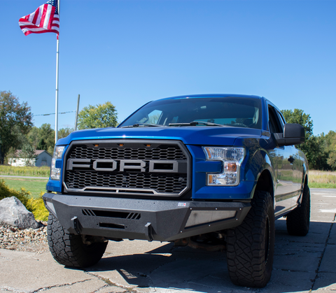 Fishbone Offroad 15-17 Ford F150 Front Bumper - Black - FB22365