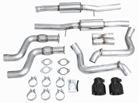 AWE Tuning 2023 Nissan Z RZ34 RWD Track Edition Cat-Back Exhaust System w/ Diamond Black Tips - 3020-33400