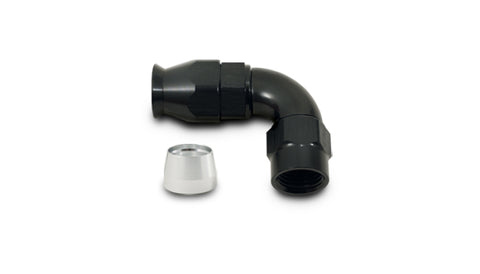 Vibrant 90 Degree One Piece Hose End for PTFE Lined Hose Size -12AN - 28912