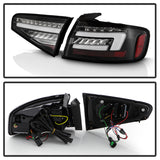 Spyder 13-16 Audi A4 4DR LED Tail Lights LED Clear Reverse Lights - Black ALT-YD-AA413-SEQ-BK - 5087171