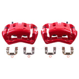 Power Stop 08-11 Nissan Pathfinder Front Red Calipers w/Brackets - Pair - S3714