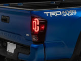 Raxiom 16-23 Toyota Tacoma XW Series Sequential LED Tail Lights- Black Housing- Red Lens - TT30332