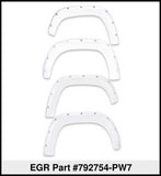 EGR 09+ Dodge Ram LD Sport Bolt-On Look Fender Flares - Set - Bright White - 792754-PW7