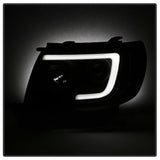 Spyder 05-11 Toyota Tacoma Ver 2 Proj Headlights - Light Bar DRL - Black Smoke PRO-YD-TT05V2-LB-BSM - 5085771