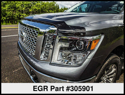 EGR 16+ Nissan Titan XD Superguard Hood Shield (305901) - 305901