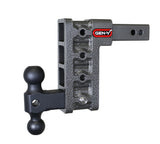 Gen-Y Mega Duty 2in Shank 7.5in Drop 1.5K TW 10K Hitch w/GH-031 Dual-Ball - GH-314