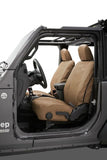 Bestop 18-26 Jeep Wrangler JL 2-Door Front Seat Covers (Tan) - 29293-04