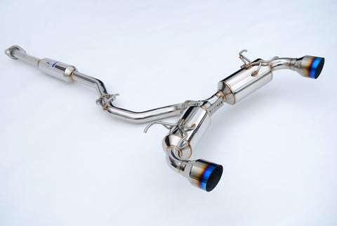 Invidia 12+ Subaru BRZ / Toyota 86 N2 60mm Single Layer Titanium Burnt Tips Cat-Back Exhaust - HS12SST6N21GT