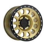 Method MR315 17x8.5 0mm Offset 6x135 87mm CB Gold/Black Street Loc Wheel - MR31578516100