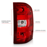ANZO 2007-2013 Chevy Silverado Taillight Red/Clear Lens (OE Replacement) - 311303
