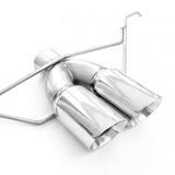 Stainless Works 2013-18 Ford Focus ST 3in Catback Vintage Round Muffler 4in Tips - FC13CB-RT