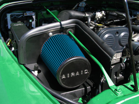 Airaid 03-06 Jeep Wrangler 2.4L CAD Intake System w/ Tube (Dry / Blue Media) - 313-137
