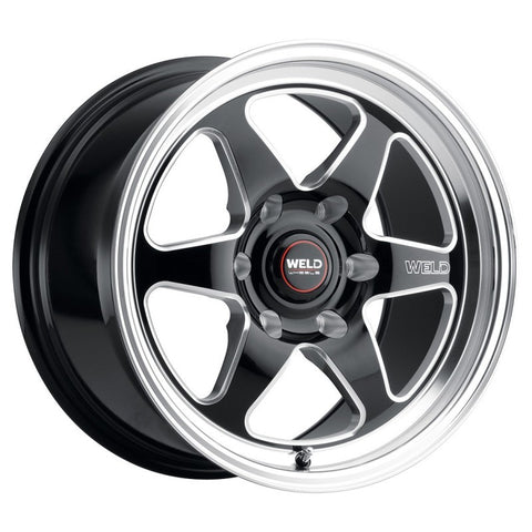 Weld S156 20x5 Ventura 6 Drag 6x135 ET-19 BS2.00 Gloss BLK MIL DIA 87.1 - S1560C089N19