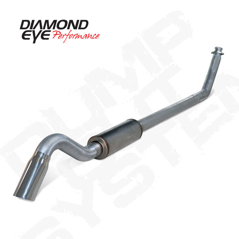 Diamond Eye 4in SS TURBO BACK SGL DUMP OUT 98.5-02 DODGE INCLUDING TIP - K4212S-TD