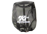 K&N PreCharger Tapered Air Filter Wrap Black 6in Height / 6in Diameter - 22-8033PK