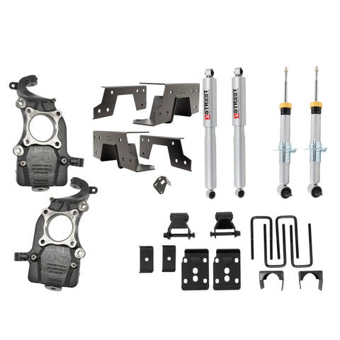 Belltech 2021+ Ford F-150 2WD 2-5.5in Front 6.5in Rear Complete Lower Kit with SP Shocks - 1051SP