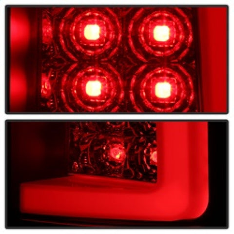 Spyder 07-13 Silverado (Will Not Work w/2010 921 Bulb)V3 Tail Lights Blk Smk ALT-YD-CS07V3-LBLED-BSM - 5084095