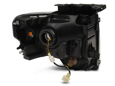 Raxiom 09-14 Ford F-150 Axial Series Headlight w/ SEQL LED Bar- Blk Housing (Clear Lens) - T566368