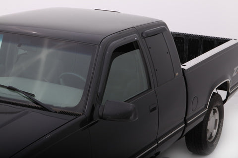 AVS 88-99 Chevy CK Ext. Cab Ventvisor Outside Mount Window Deflectors 4pc - Smoke - 94231