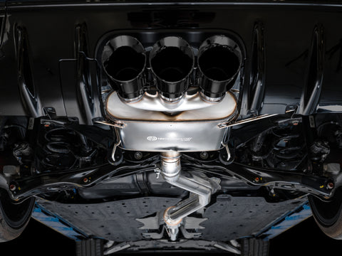 AWE Tuning 2023 Honda Civic Type R FL5 Touring Edition Exhaust w/ Triple Diamond Black Tips - 3015-53287
