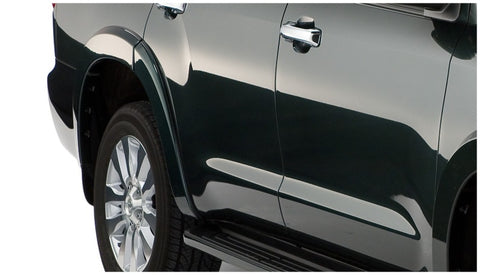 Bushwacker 08-15 Toyota Sequoia OE Style Flares 4pc Fits w/ Factory Mudflap - Black - 30912-02