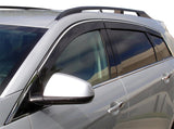 AVS 10-17 Cadillac SRX Ventvisor Low Profile Deflectors 6pc - Smoke w/Chrome Trim - 796003