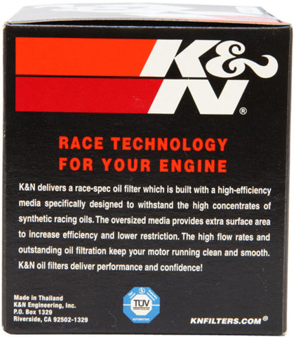 K&N Suzuki / Arctic Cat / Cagiva / Kawasaki / KYMCO / Aprilia 2.813in OD x 3.221in H Oil Filter - KN-138C