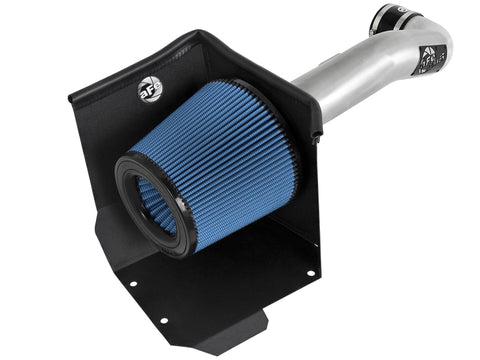 aFe MagnumFORCE Stage-2 PRO 5R CAI Brushed Alum Tube 14-17 GMC Sierra 1500 5.3L/6.2L w/Electric Fan - 54-12332-H