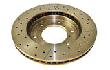 DBA 15-18 Subaru Legacy 2.5i Front Drilled & Slotted Street Series Rotor - DBA660X
