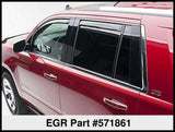 EGR 15+ Chevy Tahoe/GMC Yukon In-Channel Window Visors - Set of 4 (571861) - 571861