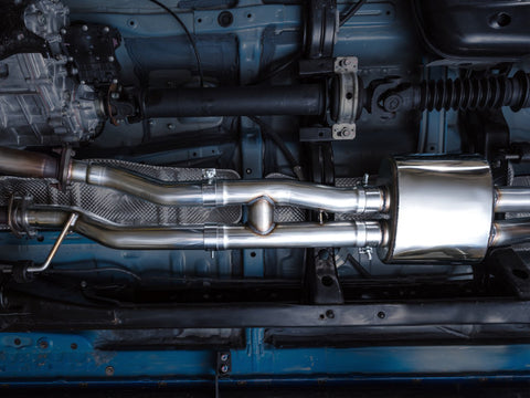 AWE Tuning 16-22 Toyota Tacoma 0FG Cat-Back Exhaust w/ BashGuard - Dual Chrome Silver Tips - 3015-32826