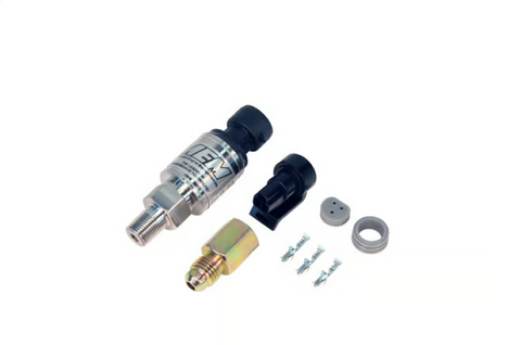 AEM 1000 PSIg Stainless Sensor Kit - 1/8in NPT Male Thread to -4 Adapter - 30-2130-1000
