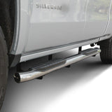 Westin 2014-2018 Chevy Silverado 1500 Crew Cab PRO TRAXX 5 Oval Nerf Step Bars - SS - 21-53720