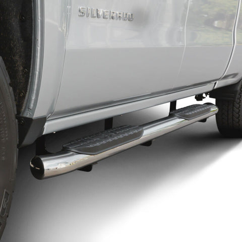 Westin 2014-2018 Chevy Silverado 1500 Crew Cab PRO TRAXX 5 Oval Nerf Step Bars - SS - 21-53720